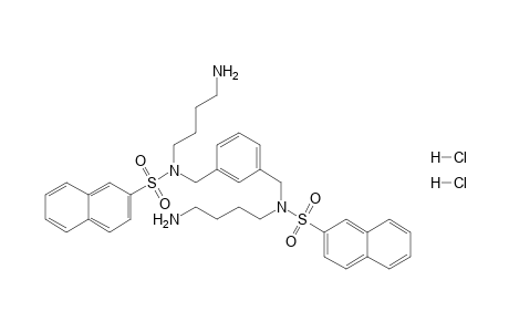 N,N'-(m-Xylylene)-bis[N-(4'-aminobutyl)naphthalene-2-sulfonamide] - dihydrochloride