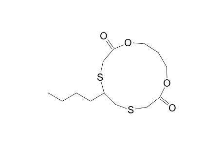9-Butyl-1,5-dioxa-8,11-dithiacyclotridecane-6-13-dione