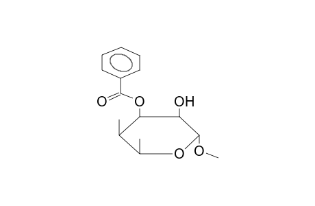 METHYL 4,6-DIDEOXY-3-O-BENZOYL-4C-METHYL-ALPHA-L-TALOHEXOPYRANOSIDE