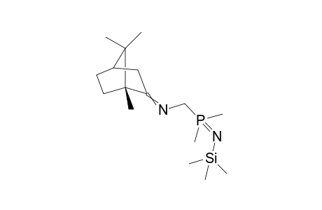 (1R)-N-[[dimethyl(trimethylsilylimino)-lambda5-phosphanyl]methyl]-1,7,7-trimethyl-norbornan-2-imine