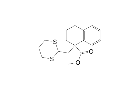 1-Naphthalenecarboxylic acid, 1-(1,3-dithian-2-ylmethyl)-1,2,3,4-tetrahydro-, methyl ester
