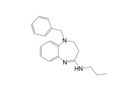 1H-1,5-benzodiazepin-4-amine, 2,3-dihydro-1-(phenylmethyl)-N-propyl-