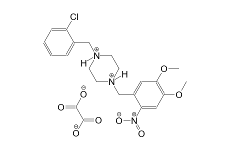 1-(2-chlorobenzyl)-4-(4,5-dimethoxy-2-nitrobenzyl)piperazinediium oxalate