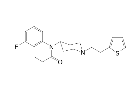 N-(3-Fluorophenyl)-N-(1-[2-(thiophen-2-yl)ethyl]piperidin-4-yl)propanamide