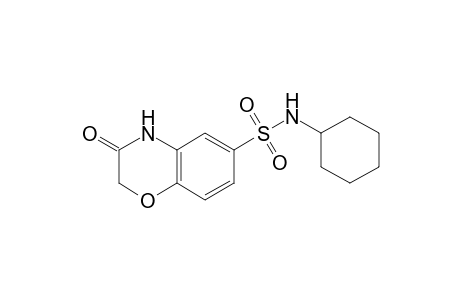2H-1,4-Benzoxazine-6-sulfonamide, N-cyclohexyl-3,4-dihydro-3-oxo-
