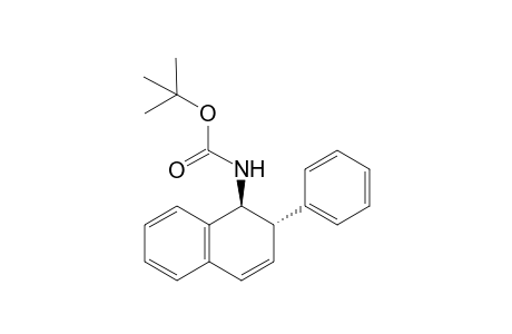 (1S*,2S*)-2-(Phenyl-1,2-dihydronaphthalen-1-yl)carbamic acid tert-butyl ester