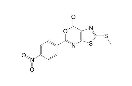 2-(methylsulfanyl)-5-(4-nitrophenyl)-7H-[1,3]thiazolo[5,4-d][1,3]oxazin-7-one