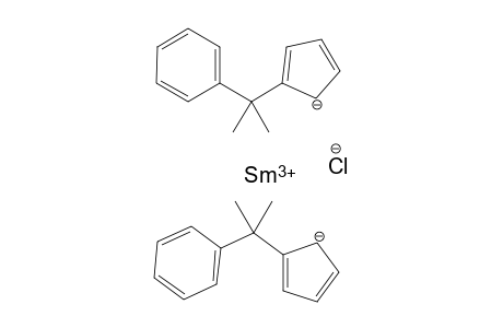 samarium(III) bis(2-(2-phenylpropan-2-yl)cyclopenta-2,4-dien-1-ide) chloride