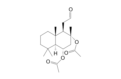 (+)-(1R,2R,4S,4aS,8aS)-4-Acetyloxy-2,5,5.8a-tetramethyl-1-(2-oxoethyl)decahydro-2-naphthalenyl acetate