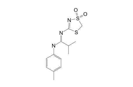 N(1)-(4,4-DIOXO-DELTA(2)-1,4,3-DITHIAZOLIN-2-YL)-N(2)-(PARA-TOLYL)-ISOBUTYRAMIDINE