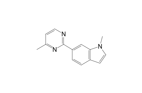 1-Methyl-6-(4-methylpyrimidin-2-yl)-1H-indole