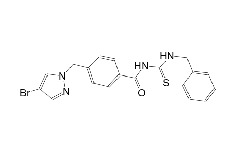 N-benzyl-N'-{4-[(4-bromo-1H-pyrazol-1-yl)methyl]benzoyl}thiourea