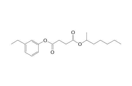 Succinic acid, hept-2-yl 3-ethylphenyl ester