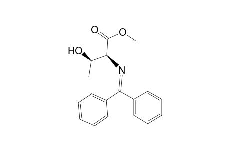 (2S,3R)-2-(benzhydrylideneamino)-3-hydroxy-butyric acid methyl ester