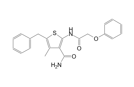 5-benzyl-4-methyl-2-[(phenoxyacetyl)amino]-3-thiophenecarboxamide