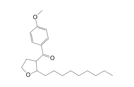 3-(p-Methoxybenzoyl)-2-nonyltetrahydrofuran