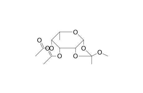 3,4-Di-O-acetyl-6-deoxy-1,2-O-(1-methoxyethylidene)hexopyranose