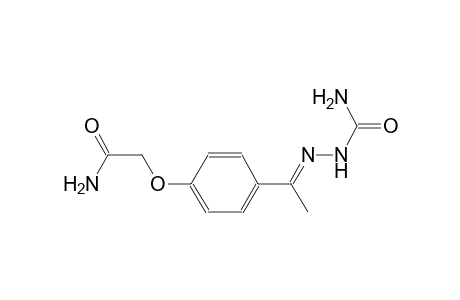 2-{4-[(1E)-N-(aminocarbonyl)ethanehydrazonoyl]phenoxy}acetamide