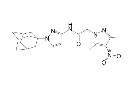 N-[1-(1-adamantyl)-1H-pyrazol-3-yl]-2-(3,5-dimethyl-4-nitro-1H-pyrazol-1-yl)acetamide