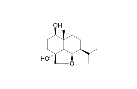 1.beta.,4.alpha.-Dihydroxy-6.beta.,15-epoxy-eudesmane