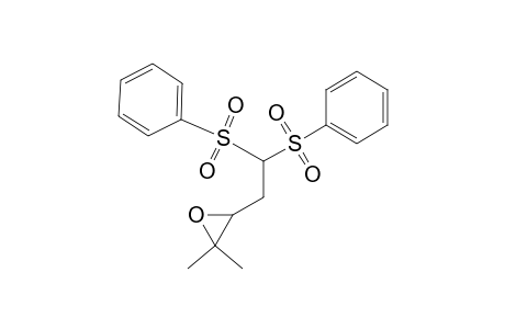 2,2-Dimethyl-3-[2,2-bis(phenylsulfonyl)ethyl]oxirane