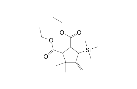 3,3-Dimethyl-4-methylene-5-trimethylsilyl-cyclopentane-1,2-dicarboxylic acid diethyl ester