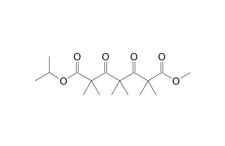 1-iso-Propyl 7-methyl 2,2,4,4,6,6-hexamethyl-3,5-dioxoheptanedioate
