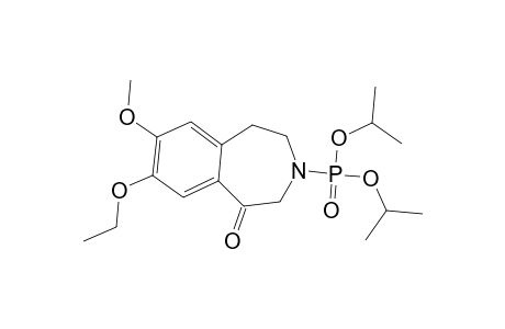 Diisopropyl 8-ethoxy-7-methoxy-1-oxo-1,2,4,5-tetrahydro-3H-3-benzazepin-3-ylphosphonate