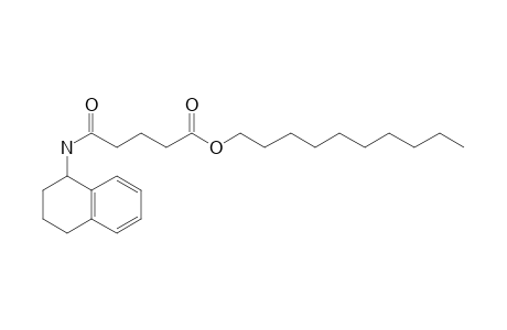 Glutaric acid monoamide, N-(1,2,3,4-tetrahydronaphth-1-yl)-, decyl ester