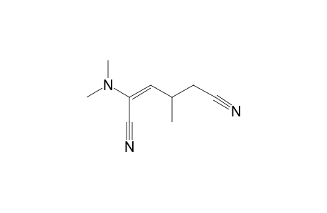 (E)-2-dimethylamino-4-methylhex-2-enedinitrile