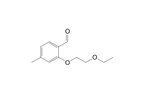 2-(2-Ethoxyethoxy)-4-methylbenzaldehyde