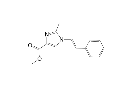 1H-Imidazole-4-carboxylic acid, 2-methyl-1-(2-phenylethenyl)-, methyl ester, (E)-