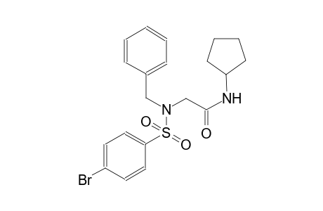 acetamide, 2-[[(4-bromophenyl)sulfonyl](phenylmethyl)amino]-N-cyclopentyl-