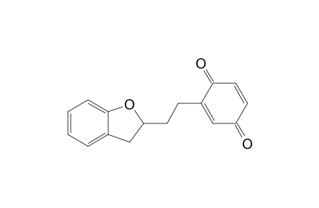 ()-2-[2-(2,3-Dihydrobenzofuran-2-yl)ethyl]cyclohexa-2,5-diene-1,4-dione