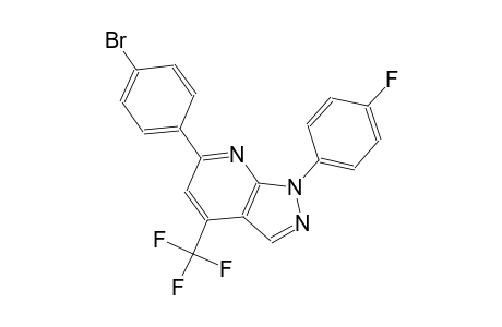 1H-pyrazolo[3,4-b]pyridine, 6-(4-bromophenyl)-1-(4-fluorophenyl)-4-(trifluoromethyl)-