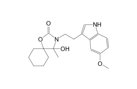 4-Hydroxy-3-[2-(5-methoxy-1H-indol-3-yl)ethyl]-4-methyl-1-oxa-3-azaspiro[4.5]decan-2-one