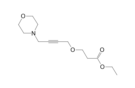ethyl 3-{[4-(4-morpholinyl)-2-butynyl]oxy}propanoate