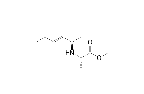 (S)-Methyl 2-((R,E)-hept-4-en-3-ylamino)propanoate
