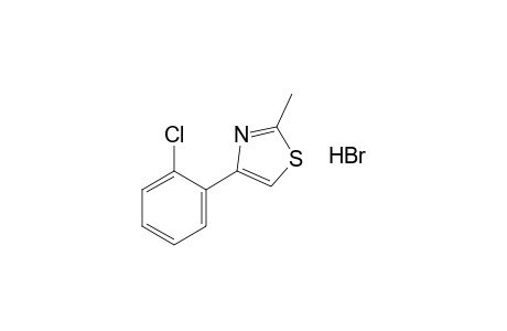 4-(o-chlorophenyl)-2-methylthiazole, monohydrobromide