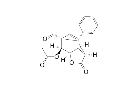 3,6-Methanobenzofuran-6(2H)-carboxaldehyde, 7-(acetyloxy)-3,3a,7,7a-tetrahydro-2-oxo-8-phenyl-, [3R-(3.alpha.,3a.beta.,6.beta.,7.beta.,7a.beta.,8S*)]-