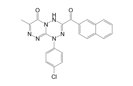 3-(2-naphthoyl)-1-(4-chlorophenyl)-7-methyl-1H-[1,2,4]triazino[4,3-b][1,2,4,5]tetrazin-6(4H)-one