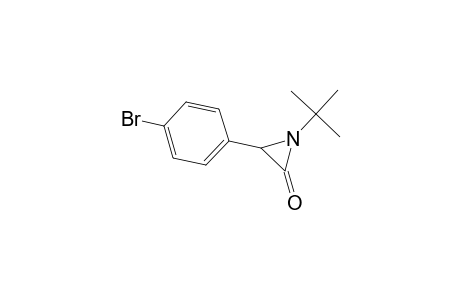 2-Aziridinone, 3-(p-bromophenyl)-1-tert-butyl-