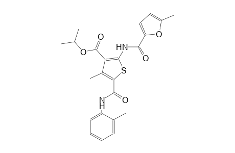 isopropyl 4-methyl-2-[(5-methyl-2-furoyl)amino]-5-(2-toluidinocarbonyl)-3-thiophenecarboxylate