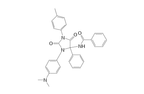 4-Imidazolidinecarboxamide, 3-[4-(dimethylamino)phenyl]-1-(4-methylphenyl)-2,5-dioxo-N,4-diphenyl -