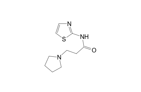 3-(1-Pyrrolidinyl)-N-(1,3-thiazol-2-yl)propanamide