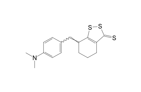 7-[p-(dimethylamino)benzylidene]-4,5,6,7-tetrahydro-3H-1,2-benzodithiole-3-thione