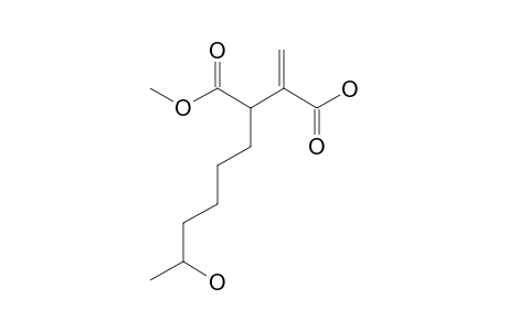 9-HYDROXYHEXYLITACONIC_ACID-1-METHYLESTER;2-[6-HYDROXY-1-(METHOXYCARBONYL)-HEPTYL]-ACRYLIC_ACID