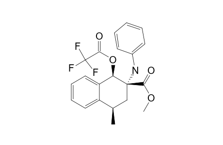 C-2-METHOXYCARBONYL-C-4-METHYL-T-2-PHENYLAMINO-R-1-TRIFLUOROACETYLOXY-1,2,3,4-TETRAHYDRONAPHTHALENE