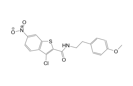 3-chloro-N-[2-(4-methoxyphenyl)ethyl]-6-nitro-1-benzothiophene-2-carboxamide