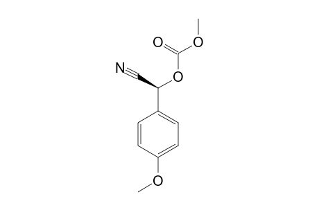 (S)-2-(Methoxycarbonyloxy)-2-(4-methoxyphenyl)acetonitrile